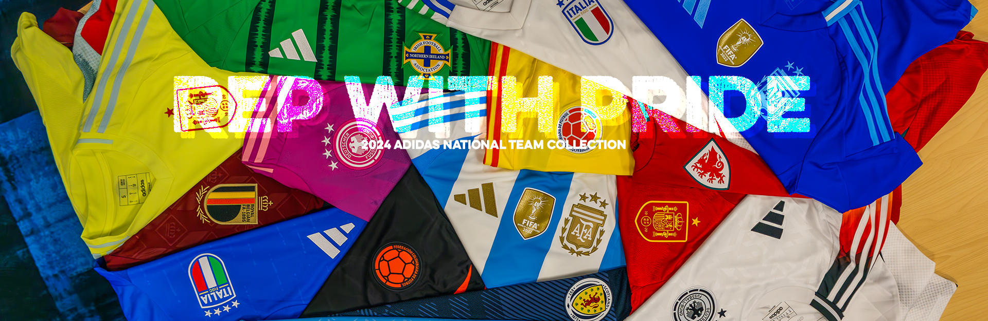 REP WITH PRIDE - 2024 adidas National Team Collection