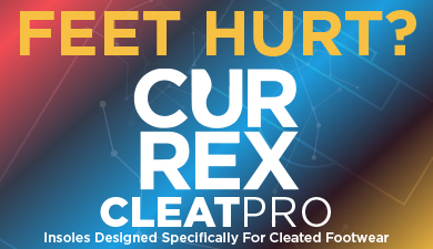 CUREX Cleat Pro - Insoles Designed Specifically For Cleated Footwear